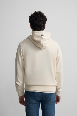 Felpa con cappuccio - Bianco