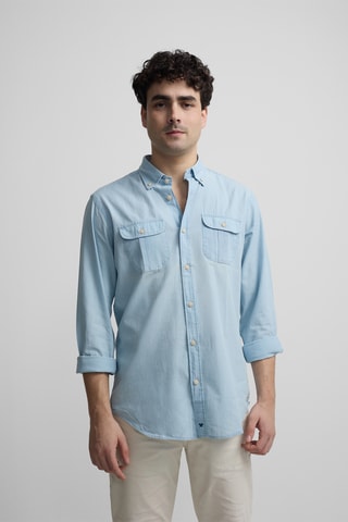 Camicia slim - Blu