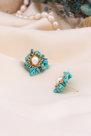 Pendientes - Turquesas 