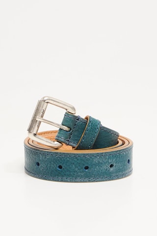 Ceinture en cuir - Bleu