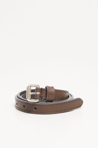 Ceinture en cuir - Marron