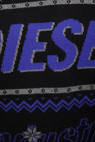 Pull en laine - Noir et bleu