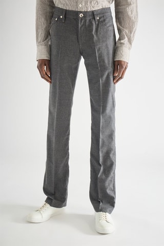 Pantalon en laine - Gris