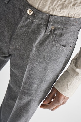 Pantalon en laine - Gris