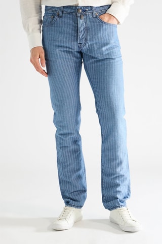 Pantalon en lin - Bleu clair