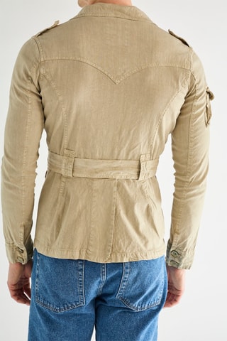 Saharienne en lin - Beige