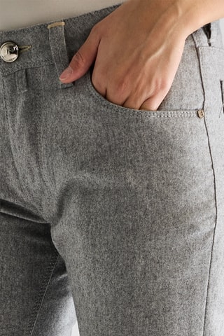 Chino en laine - Gris