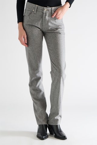 Chino en laine - Gris