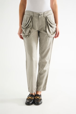 Pantalon en soie - Gris
