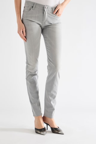 Pantalon slim - Gris clair