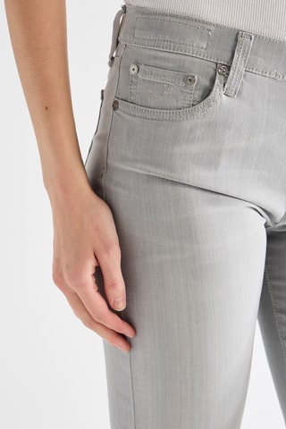 Pantalon slim - Gris clair