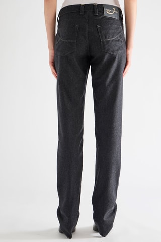 Chino en laine - Gris foncé