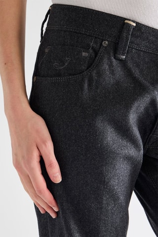 Chino en laine - Gris foncé