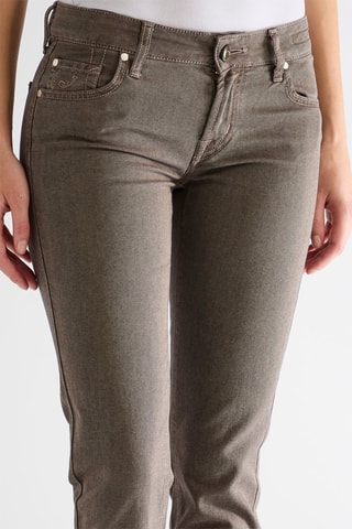 Pantalon slim - Marron