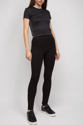 Pantalon taille haute - Noir