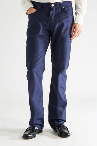 Pantalon en laine - Bleu marine