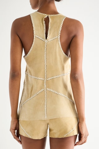 Top sans manches - Beige