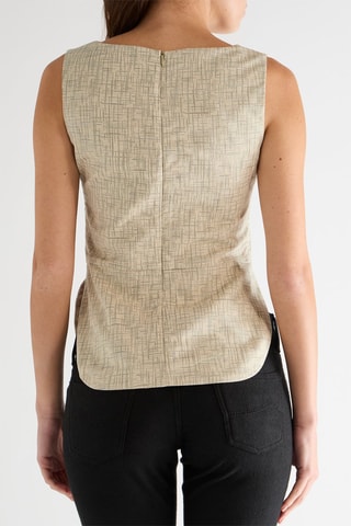 Top sans manches - Beige