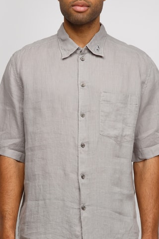 Chemise en lin - Gris foncé