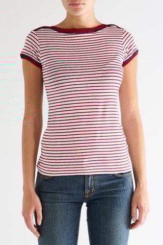 T-shirt en lin - Blanc