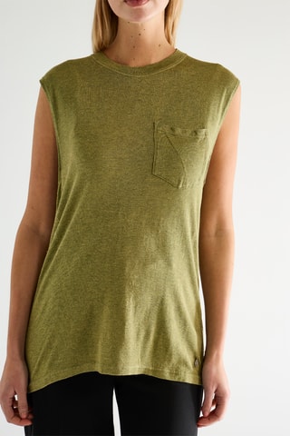 T-shirt en soie - Vert