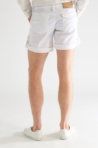 Short en lin - Blanc