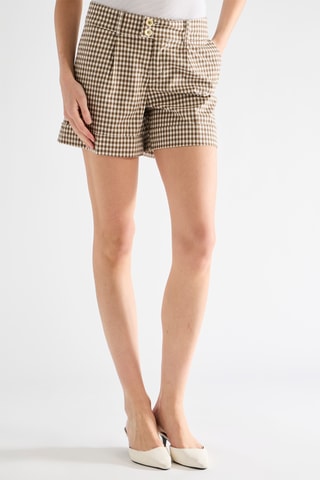 Short - Marron et beige