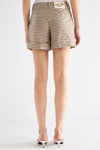 Short - Marron et beige
