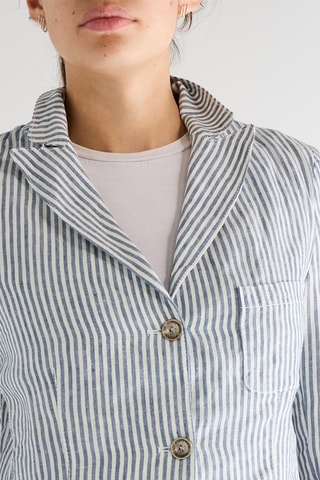 Blazer en lin - Bleu