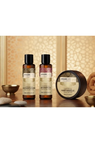 Coffret voyage soins capillaires au ricin - 3 produits