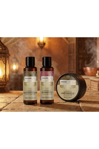 Coffret voyage soins capillaires au ricin - 3 produits