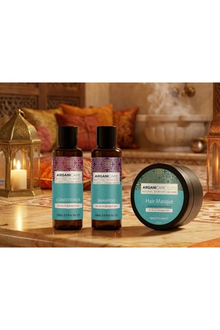 Coffret voyage soins capillaires à l'argan - 3 produits