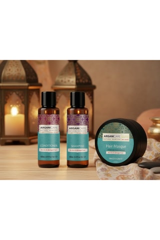Coffret voyage soins capillaires à l'argan - 3 produits