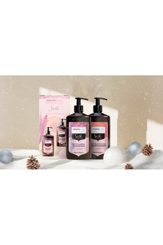 Coffret shampoing & après-shampoing lissant & brillance - Protéine de soie -  Cheveux secs & abîmés - 2 x 400 ml