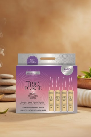 Traitement capillaire réparateur avancé Trio Force - Cheveux abîmés - 4 x 10 ml
