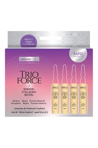 Traitement capillaire réparateur avancé Trio Force - Cheveux abîmés - 4 x 10 ml