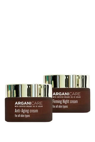 Crèmes de jour & de nuit régénérantes - Acide hyaluronique & argan - Peaux matures - 2 x 50 ml