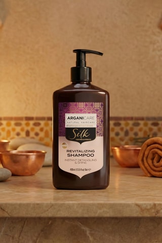 Shampoing revitalisant - Protéine de soie - Cheveux secs & ternes - 400 ml