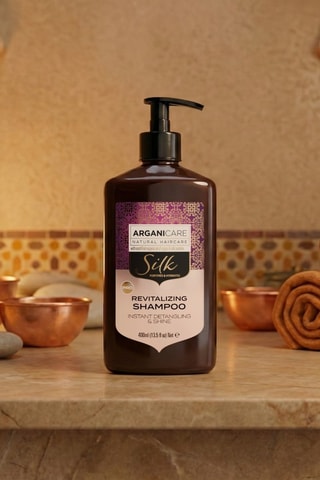 Shampoing revitalisant - Protéine de soie - Cheveux secs & ternes - 400 ml