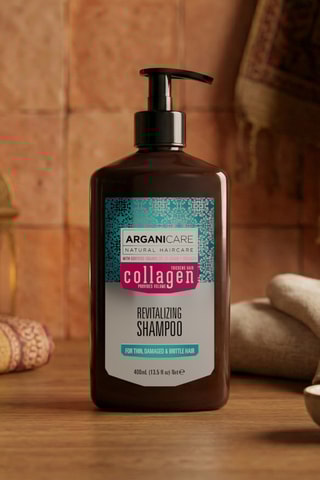 Shampoing revitalisant - Collagène - Cheveux fins, dévitalisés - 400 ml