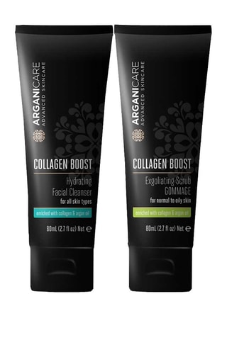 Routine nettoyante - Collagène & huile d'argan - Visage - 2 produits 