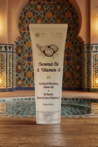 Gel douche hydratant - Huile de coco & vitamine E - 250 ml