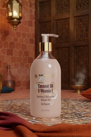 Gel douche hydratant - Huile de coco & vitamine E - 500 ml