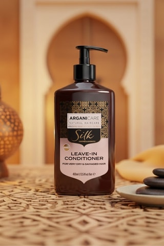 Soin sans rinçage - Protéine de soie - Cheveux bouclés - 400 ml