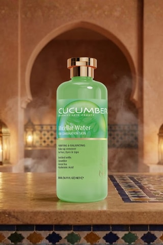 Eau micellaire purifiante - Extrait de concombre - Peaux mixtes - 500 ml 