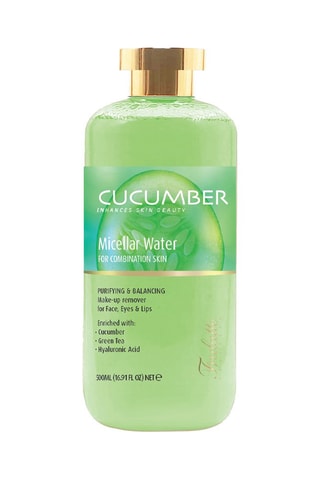 Eau micellaire purifiante - Extrait de concombre - Peaux mixtes - 500 ml 