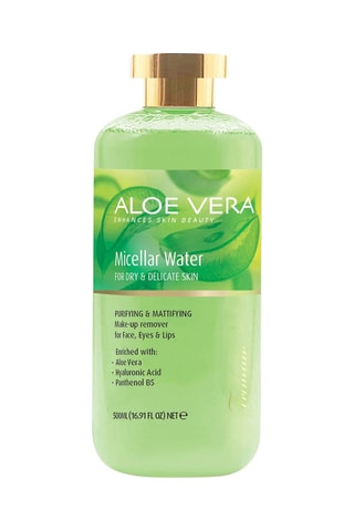 Eau micellaire revitalisante aux extraits d'aloe vera - Peaux sèches - 500 ml