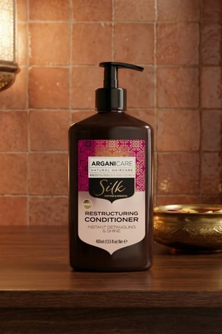 Après-shampoing restructurant - Protéine de soie - Cheveux secs & ternes - 400 ml