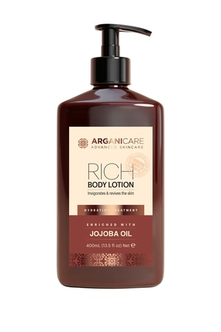 Lotion pour le corps Arganicare huile de jojoba - Peaux sèches, sensibles et abîmées - 400 ml