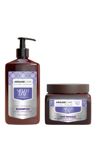 Coffret Pack duo Silver shampooing & masque - Cheveux blonds, décolorés ou gris - 2 produits